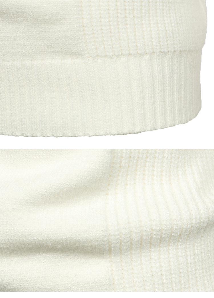 Herren Strickpullover im Vintage-Stil mit Reverskragen, Raglanärmeln und schmaler Passform