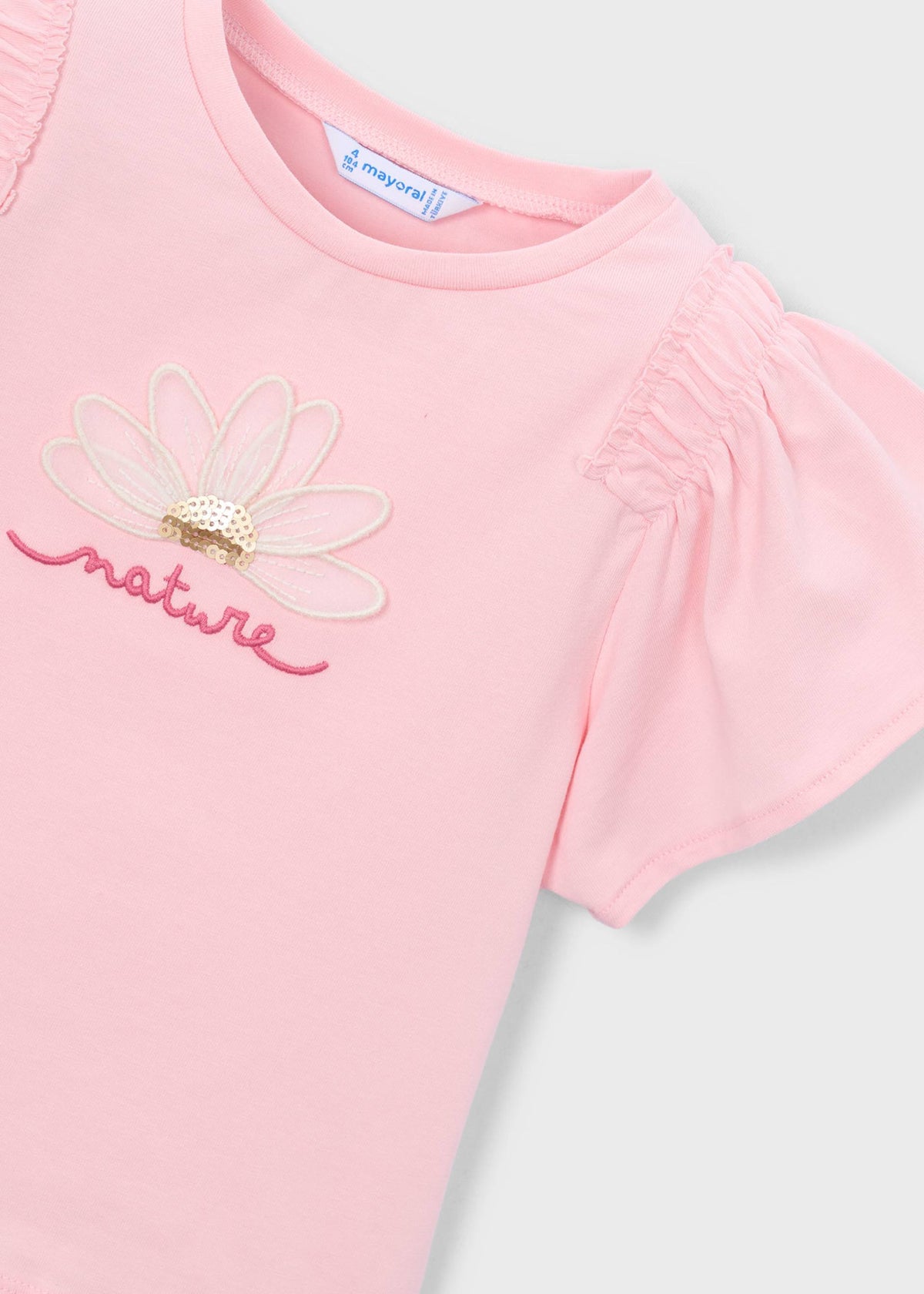 Mädchen-T-Shirt mit Applikation