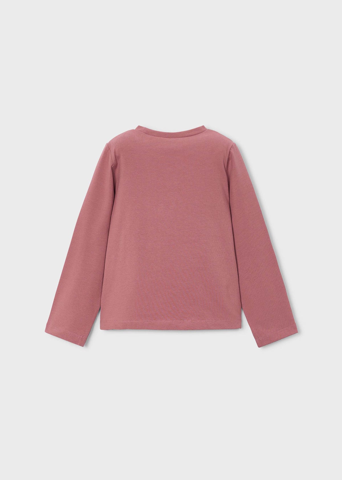 Basic floral T-shirt for girls