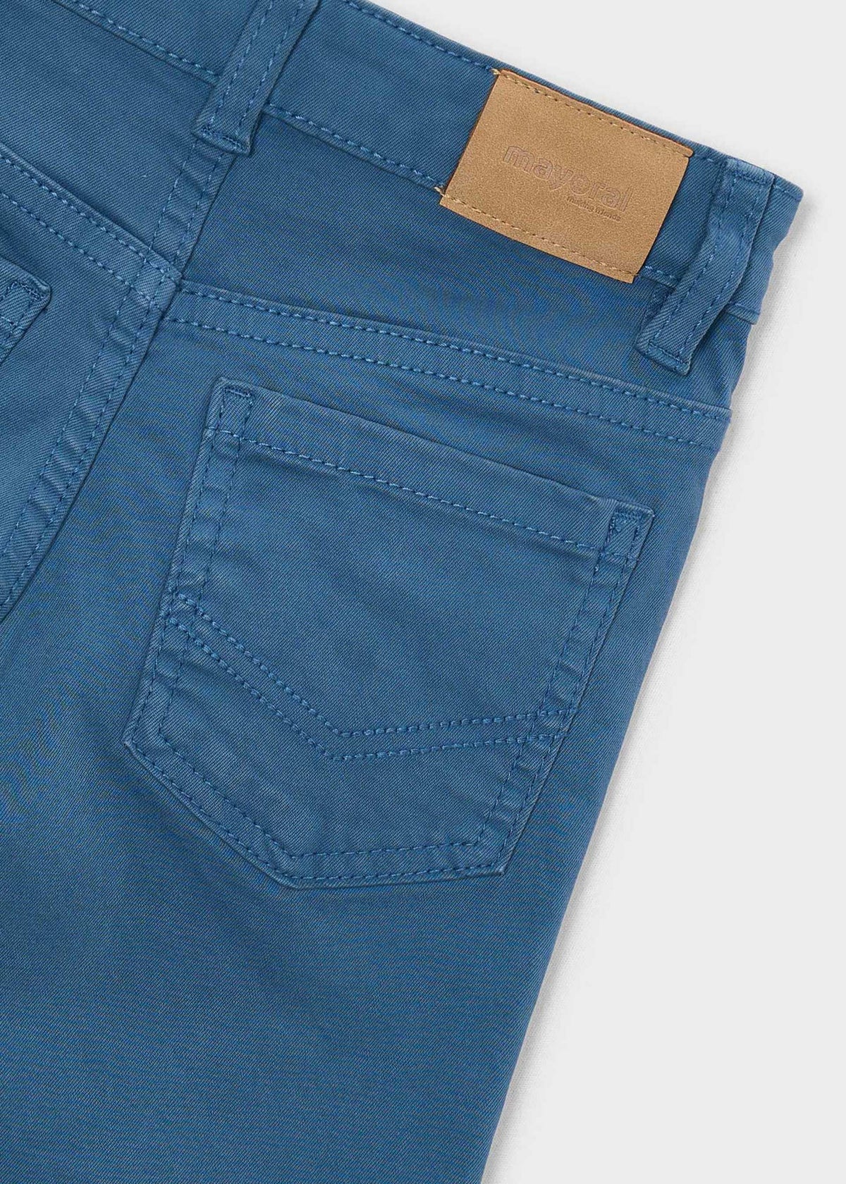 Basic slim-fit trousers with pockets for boys