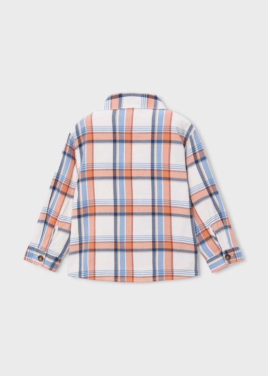 Jungen-Karo-Overshirt