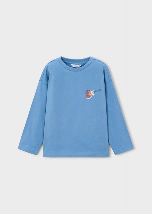 Boy screen print back t-shirt