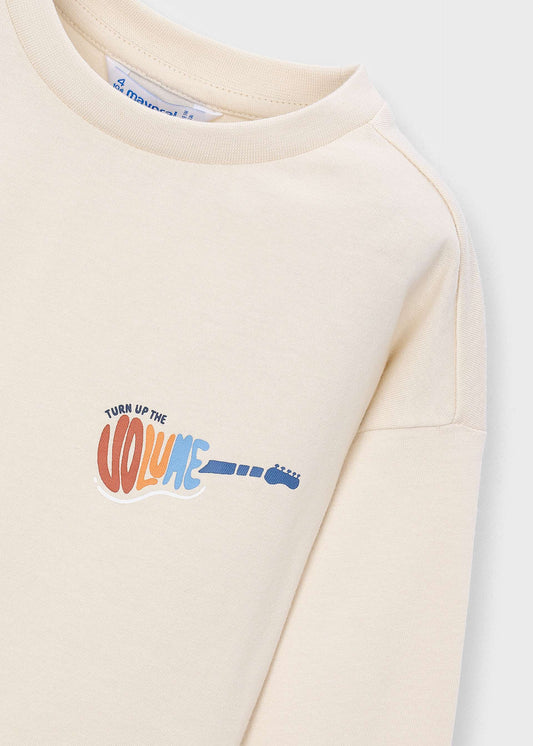 Boy screen print back t-shirt