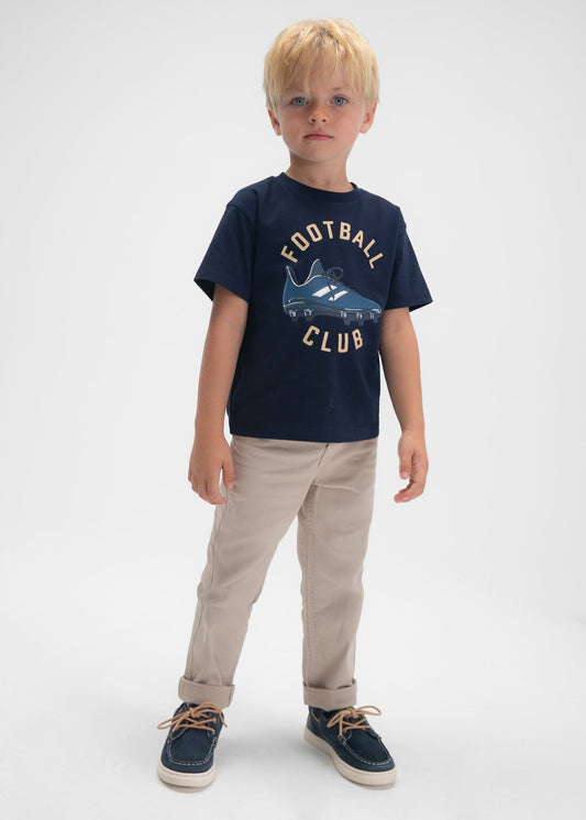 Boys' football boots T-shirt