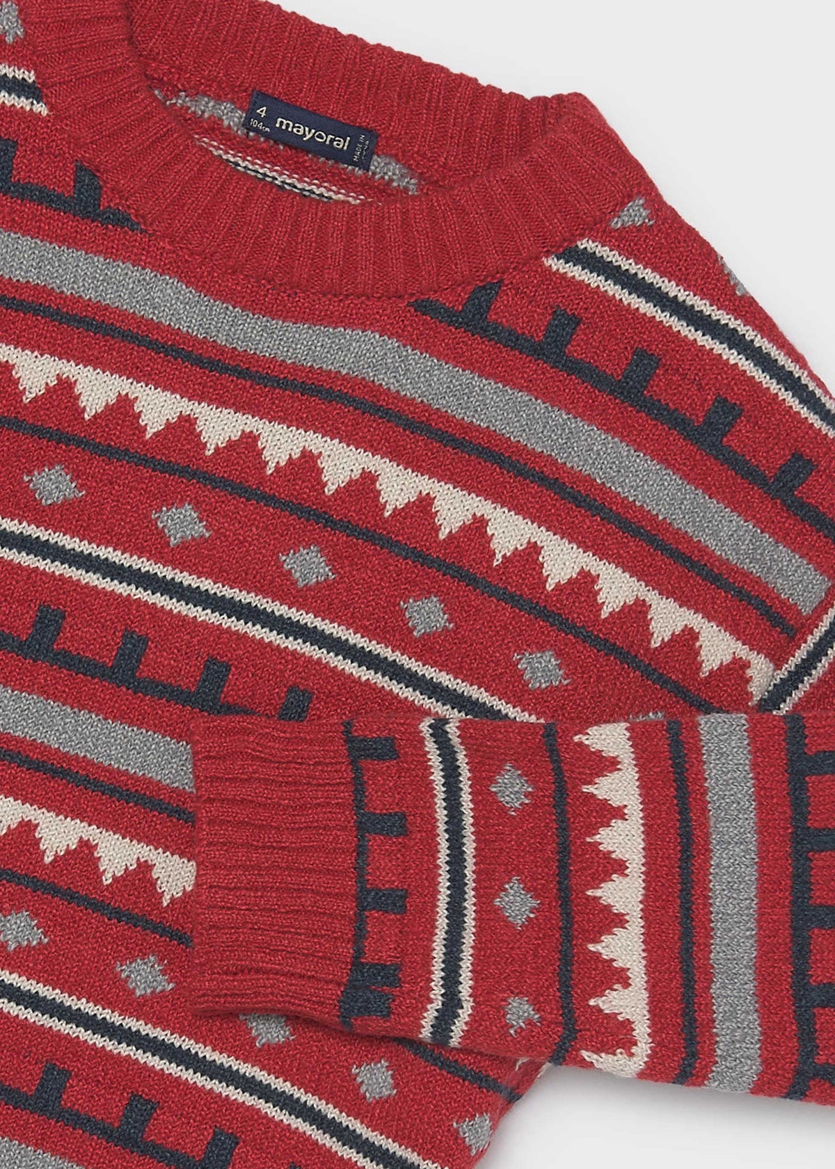 Jacquard-Pullover für Jungen