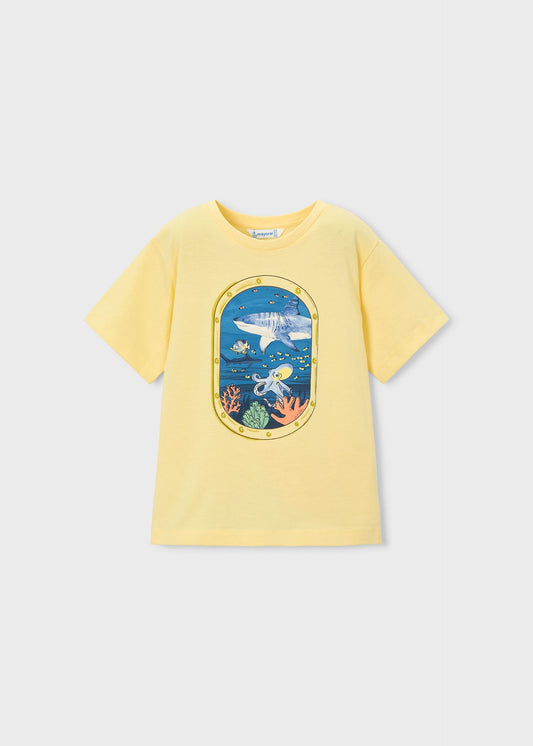 Children's T-shirt with underwater window