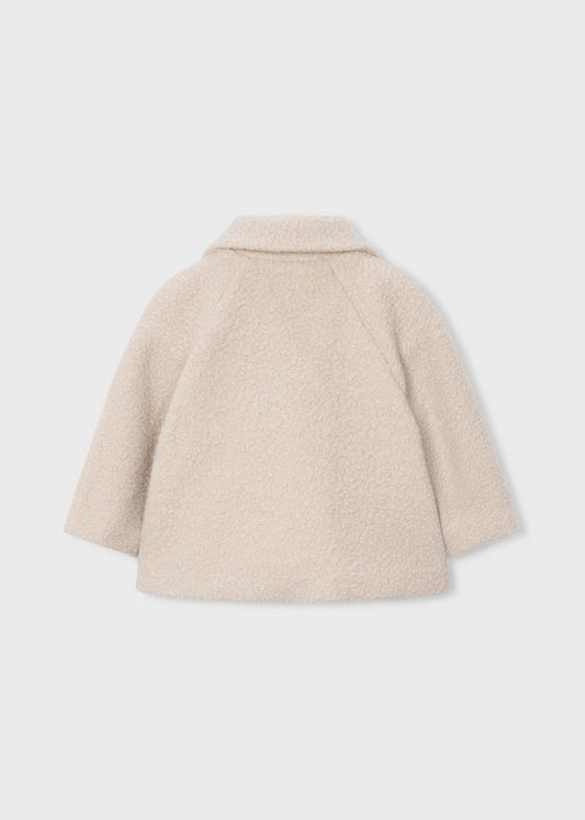Corduroy coat with handbag for girls