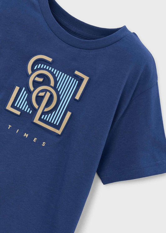 Embossed T-shirt for boys