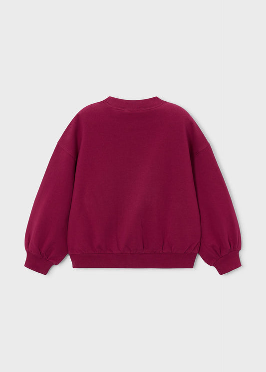 Besticktes Mädchen-Sweatshirt