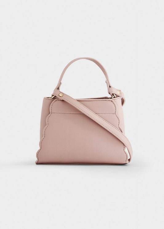 Faux leather bow bag for girls