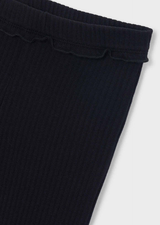 Ausgestellte gerippte Leggings für Mädchen