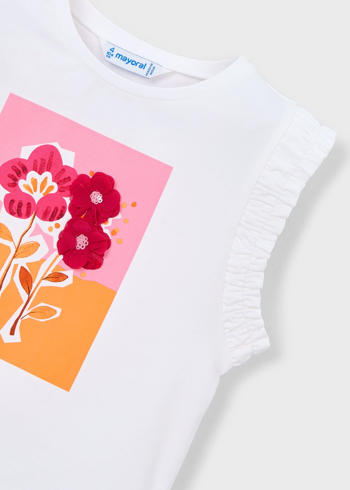 Flower t-shirt girl