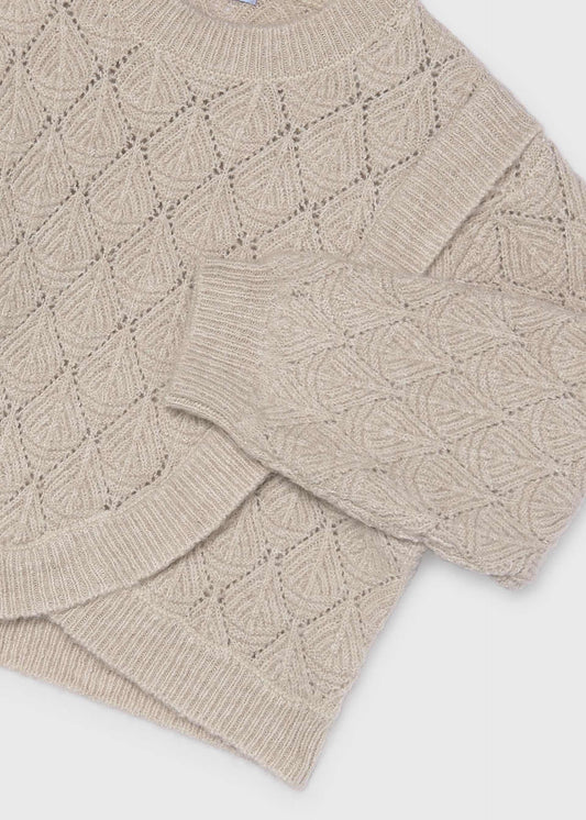 Asymmetrischer Pullover für Mädchen