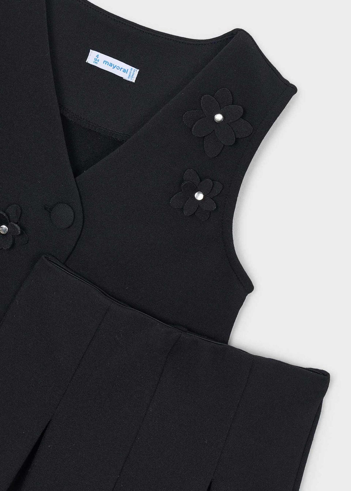 Blumen-Set aus Hose und Weste für Mädchen