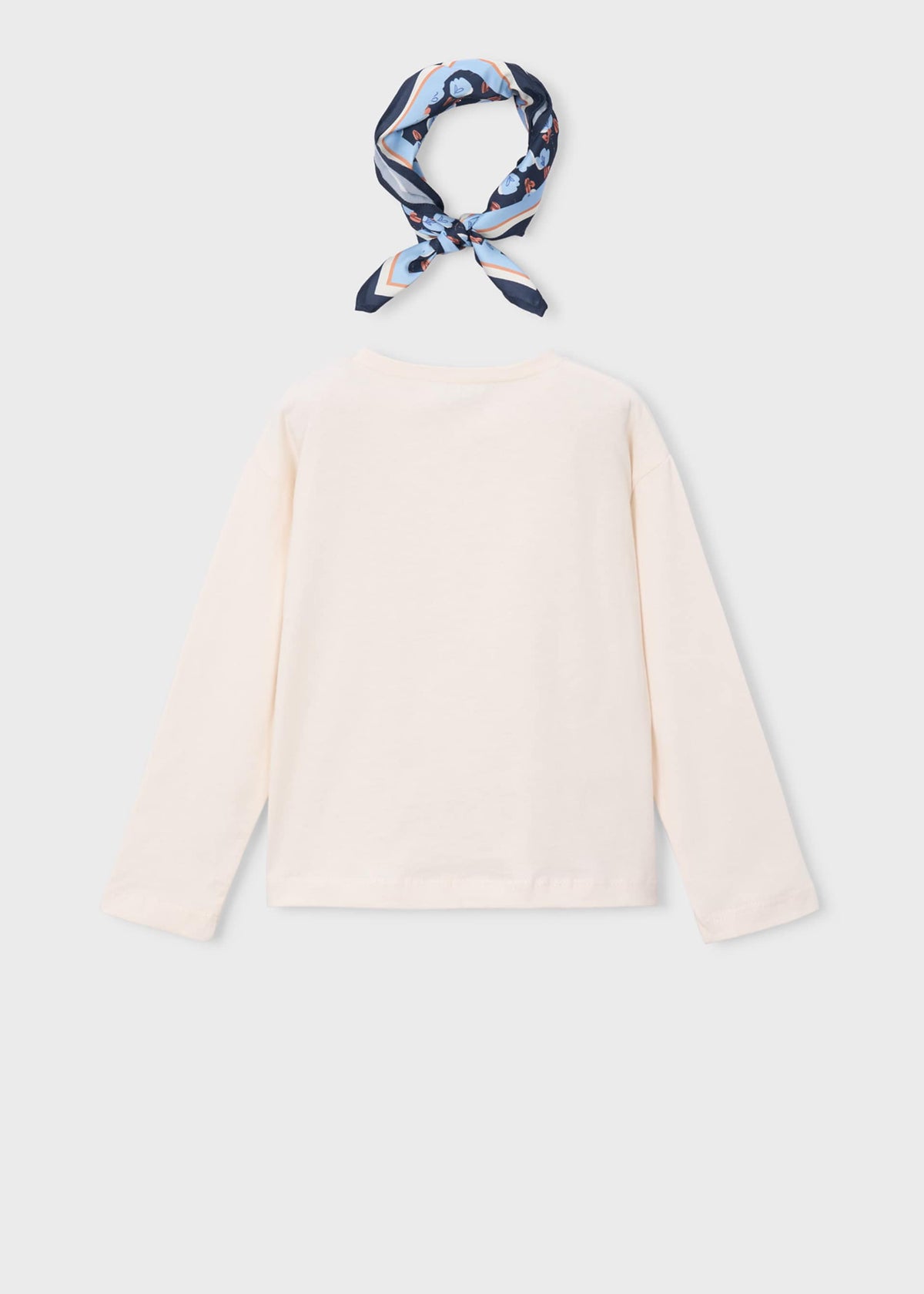 Girl t-shirt with scarf