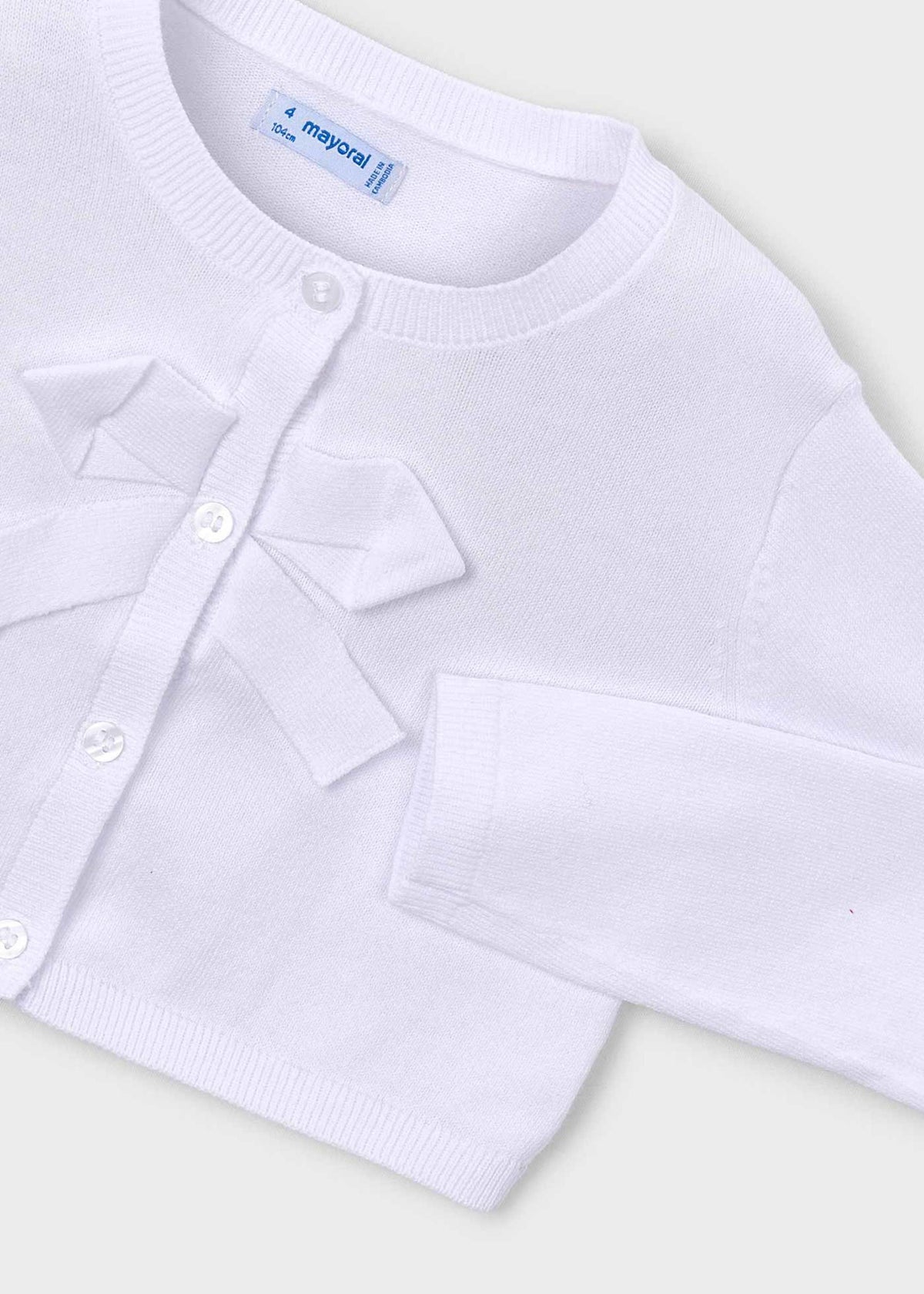 Girls basic knitted cardigan