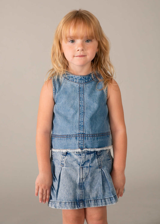 Jeans-Oberteil für Mädchen