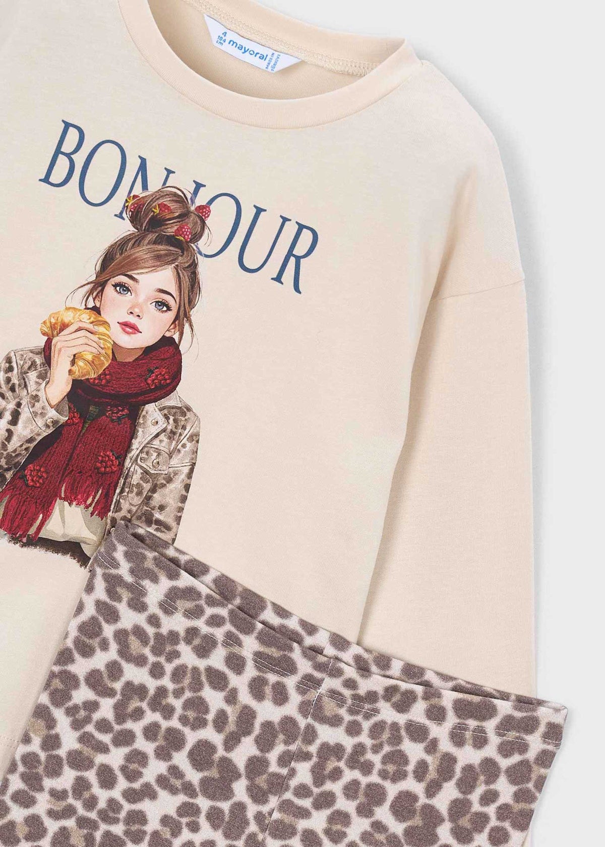Leggings- und T-Shirt-Set für Mädchen