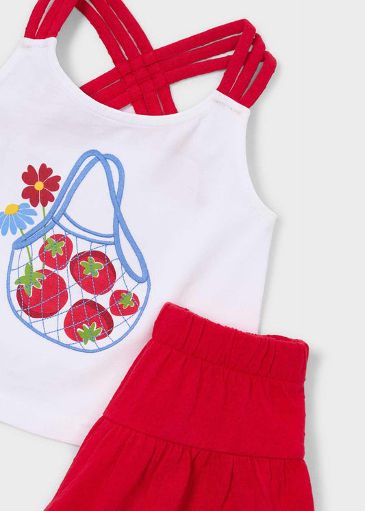 Girls' shorts and T-shirt set