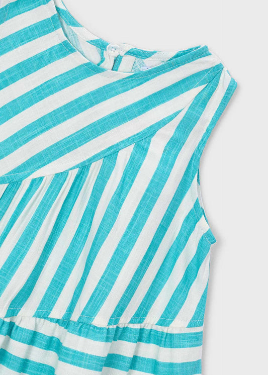 Gestreiftes Mädchenkleid