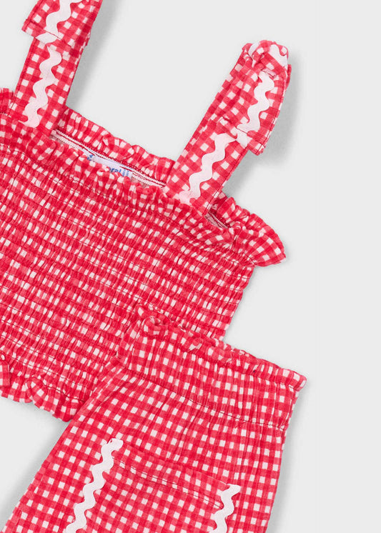 Honeycomb short set girl