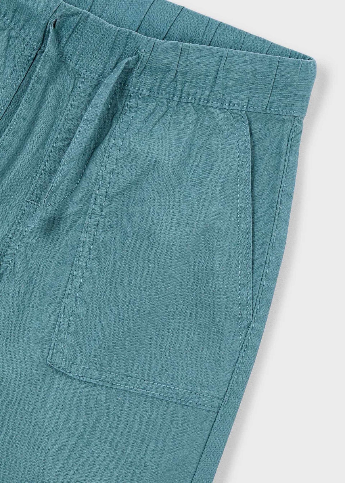 Long jogger trousers with linen for boys