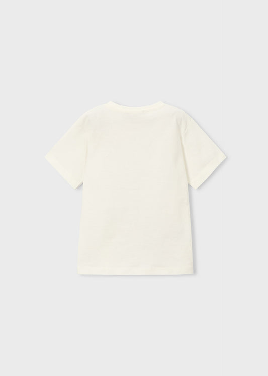 Print football t-shirt boy