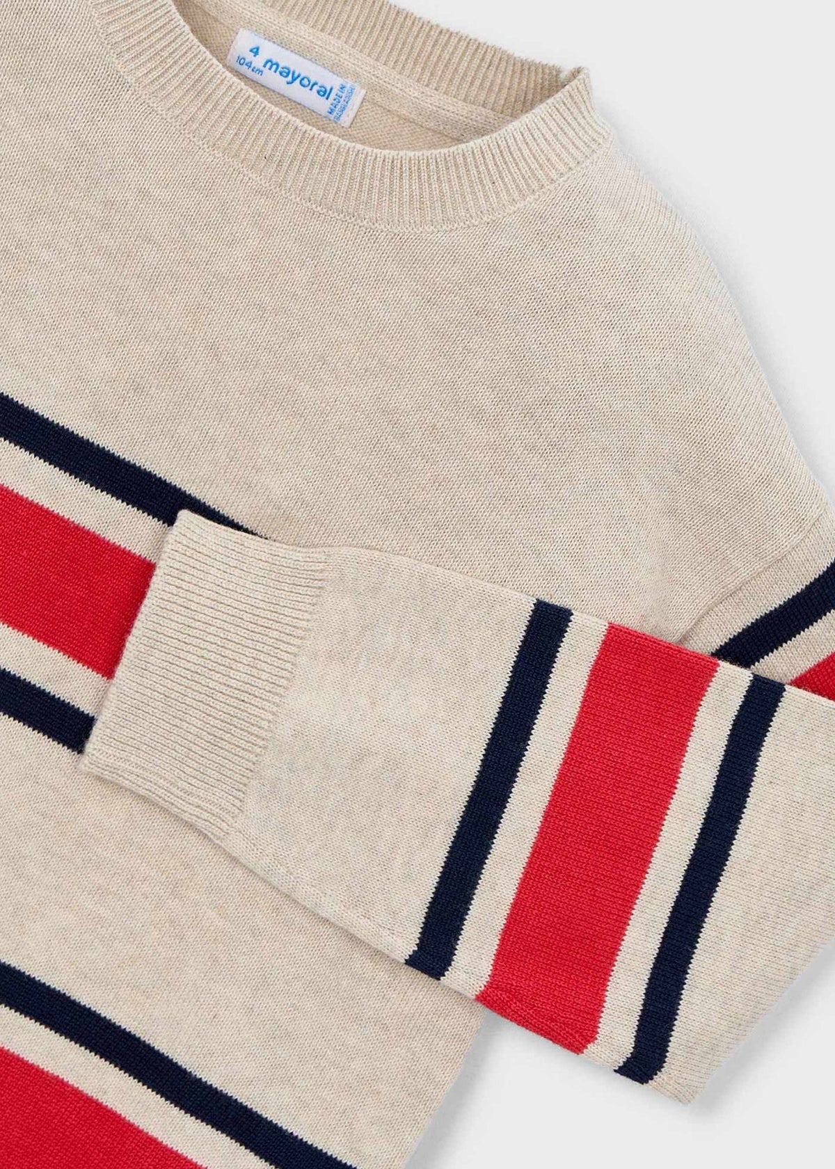 Striped jumper for boys