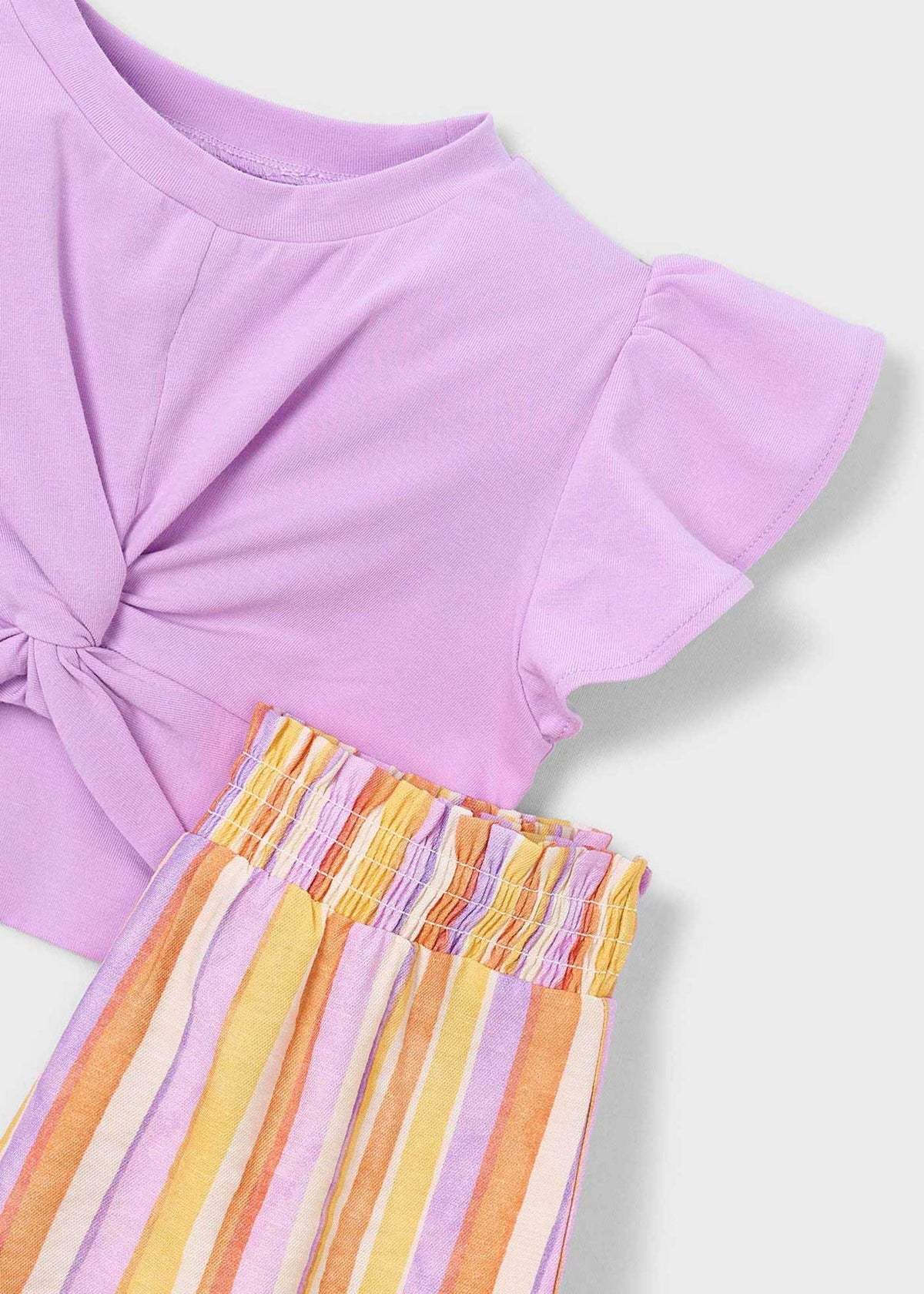 Striped short set girl