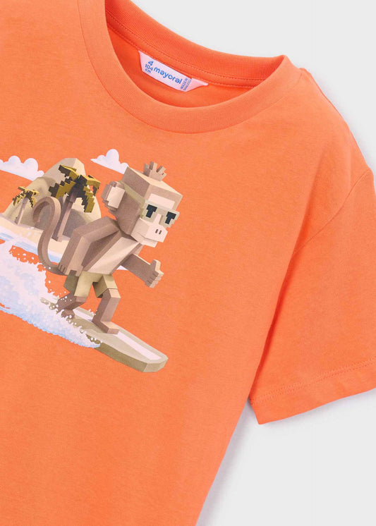 Surf print t-shirt boy