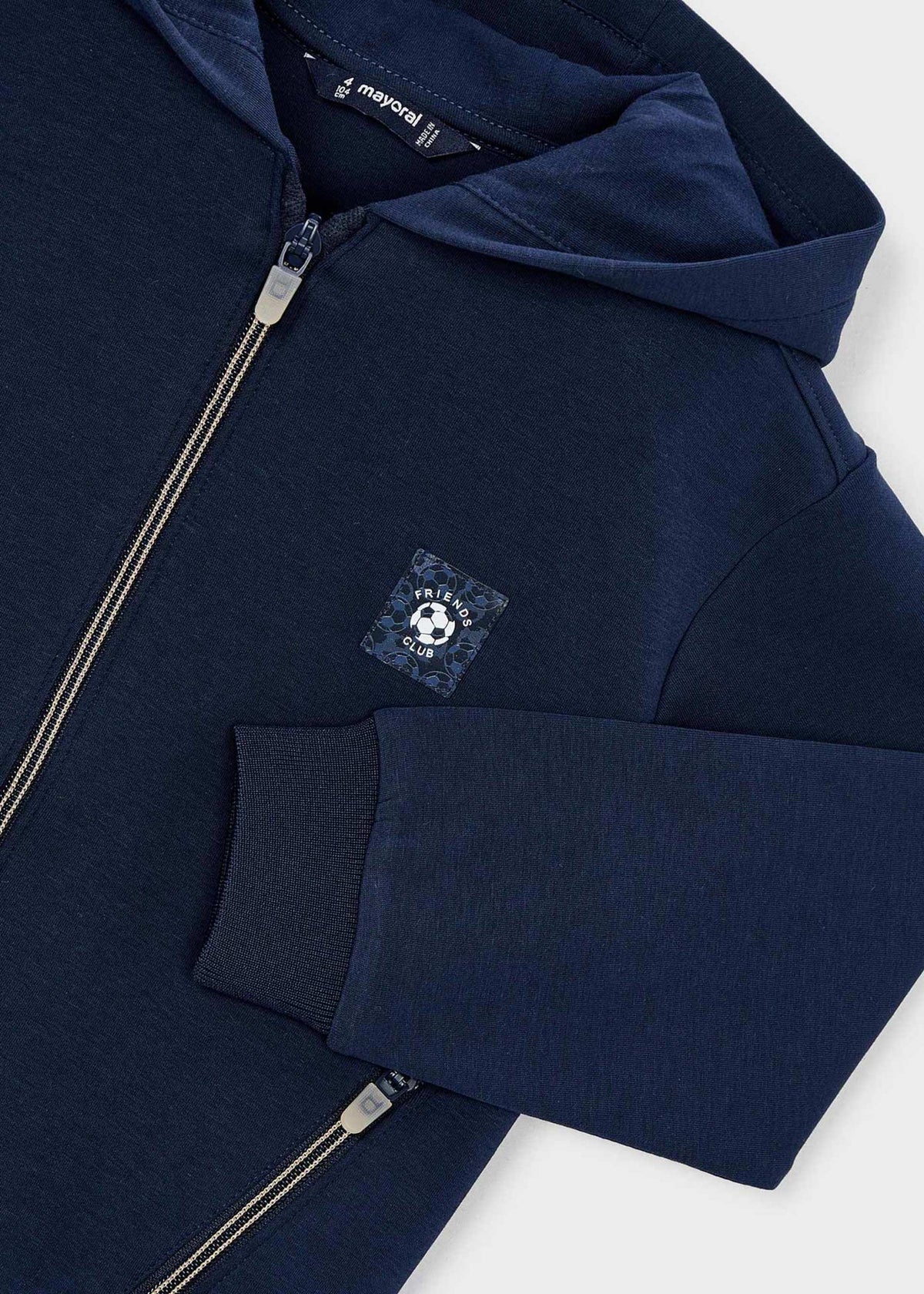 Kapuzenjacke für Jungen mit Reißverschluss