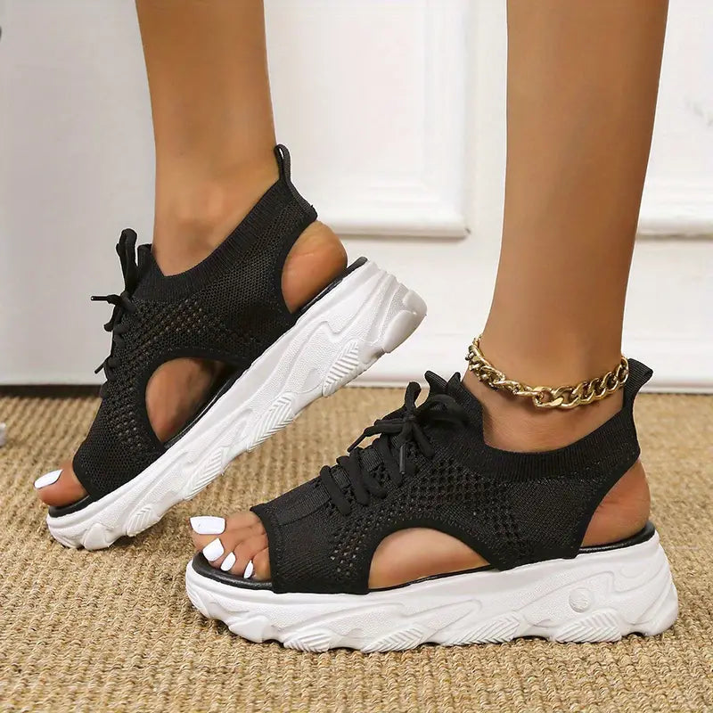 🔥LETZTER TAG 60% RABATT🔥-DAMEN-WEDGES-SANDALEN