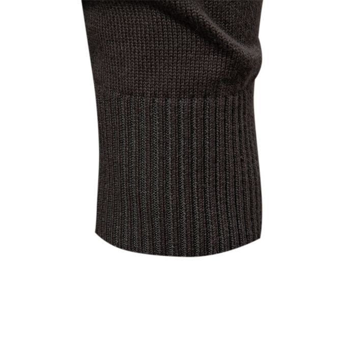 Herren Lässige Strickjacke im Vintage-Stil mit V-Ausschnitt und offener Vorderseite