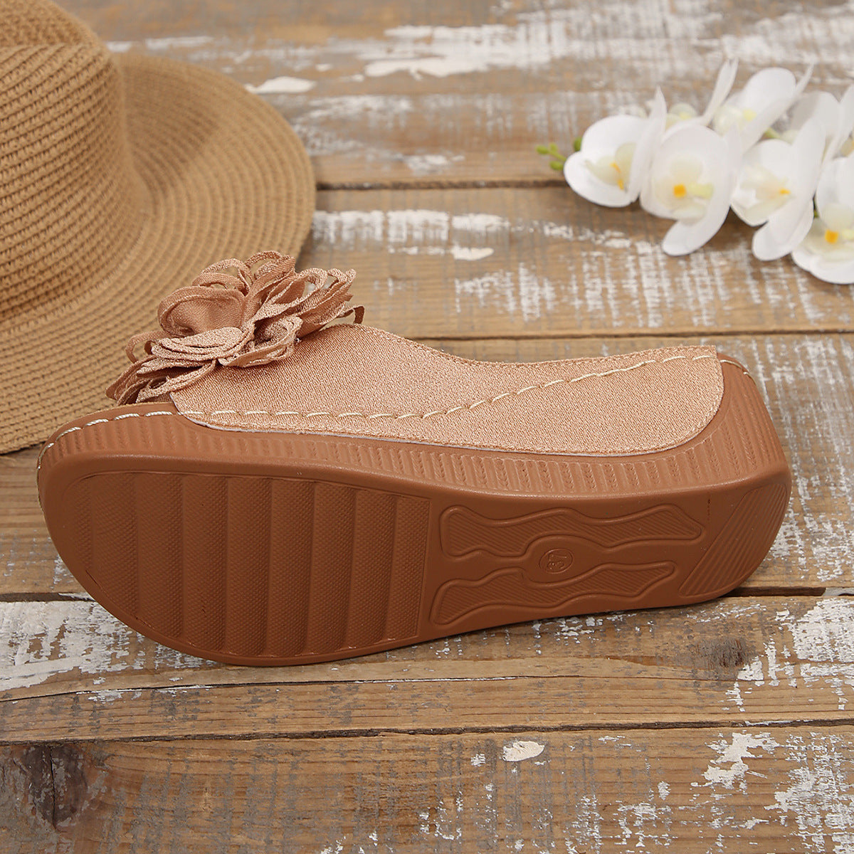 Neue Damen-Sommer-Plateau-Keilsandalen