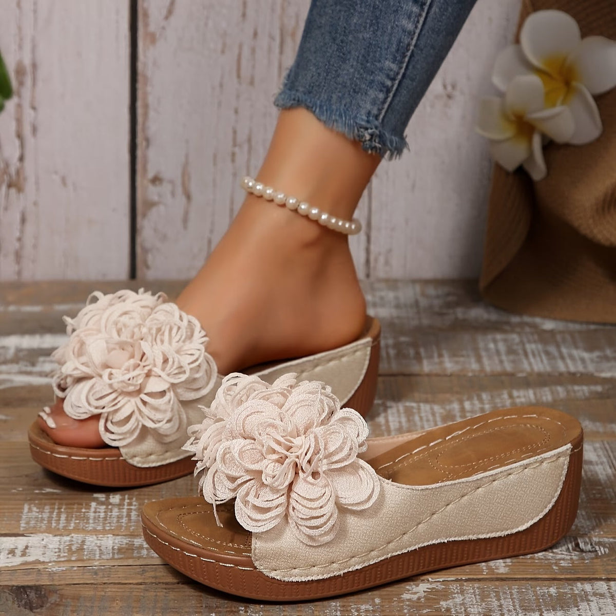 Neue Damen-Sommer-Plateau-Keilsandalen