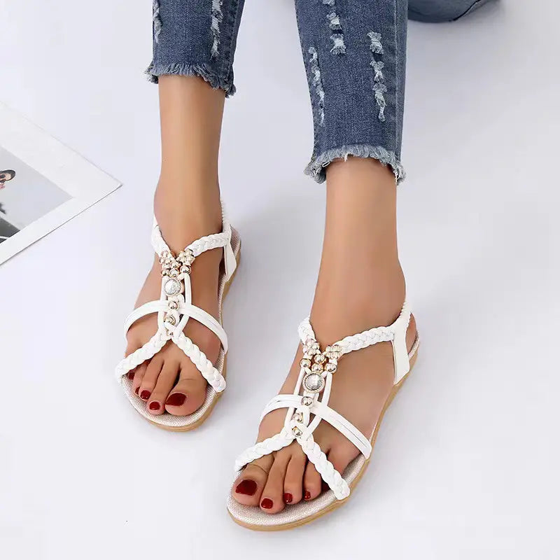 🔥AKTION: LETZTER TAG 50% RABATT – Orthopädische Damen-Sandalen im Boho-Stil