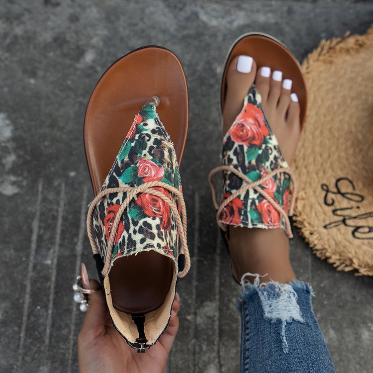🔥LETZTER TAG 60% RABATT🔥-Keilsandalen für Damen