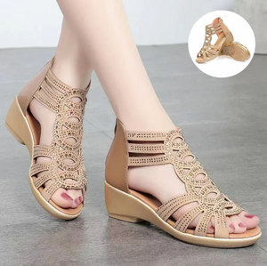 🔥LETZTER TAG 60% RABATT🔥-DAMEN-WEDGES-SANDALEN