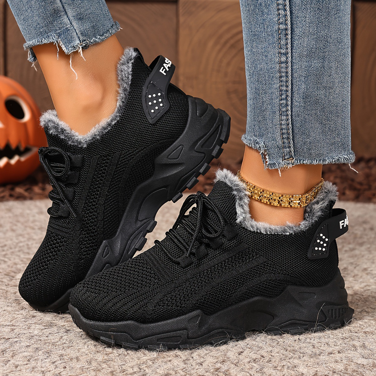 Winter-Sneaker mit warmem Futter