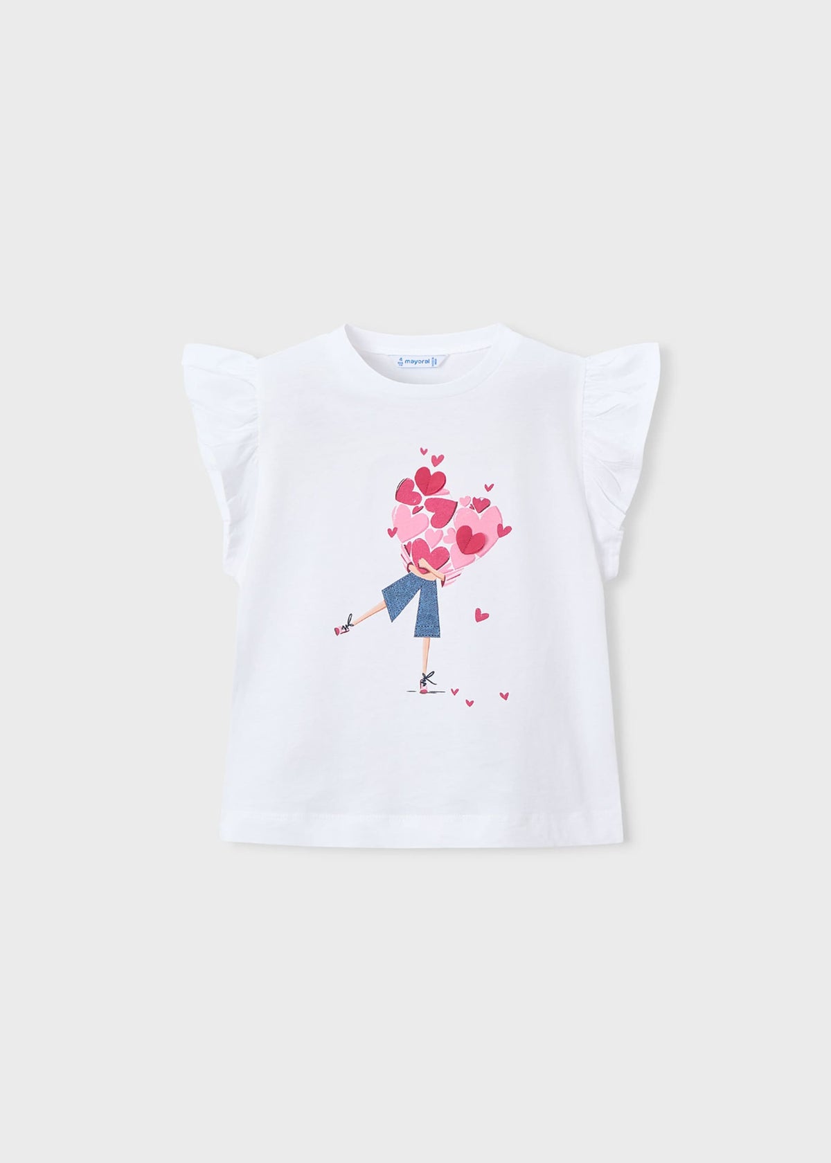 3-piece heart leggings set girl