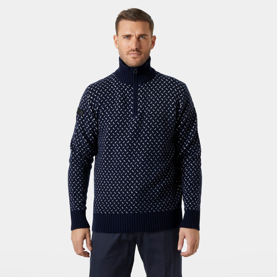 Men's Arctic Ocean Icelander Wool Knit ? Zip Sweater