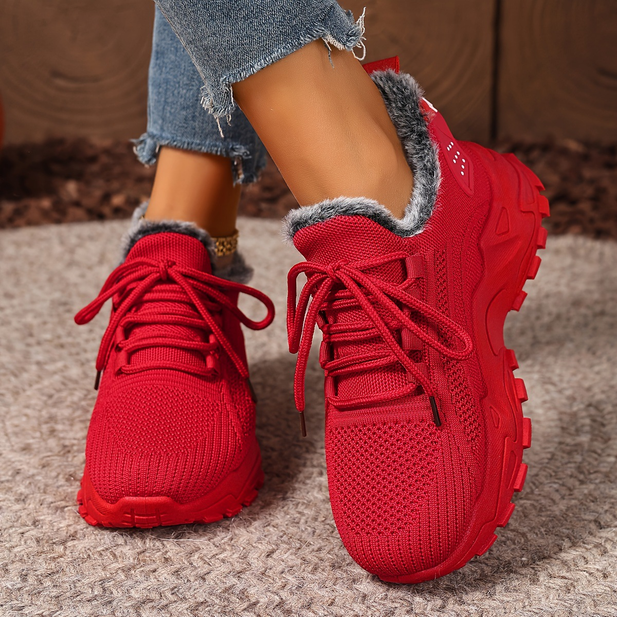 Winter-Sneaker mit warmem Futter