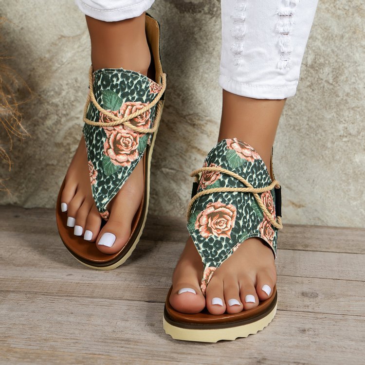 🔥LETZTER TAG 60% RABATT🔥-Keilsandalen für Damen