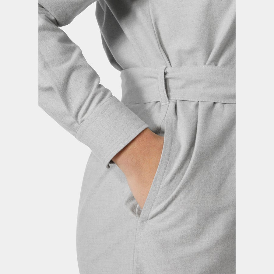 Women's Organic Flannel Shirt Dress