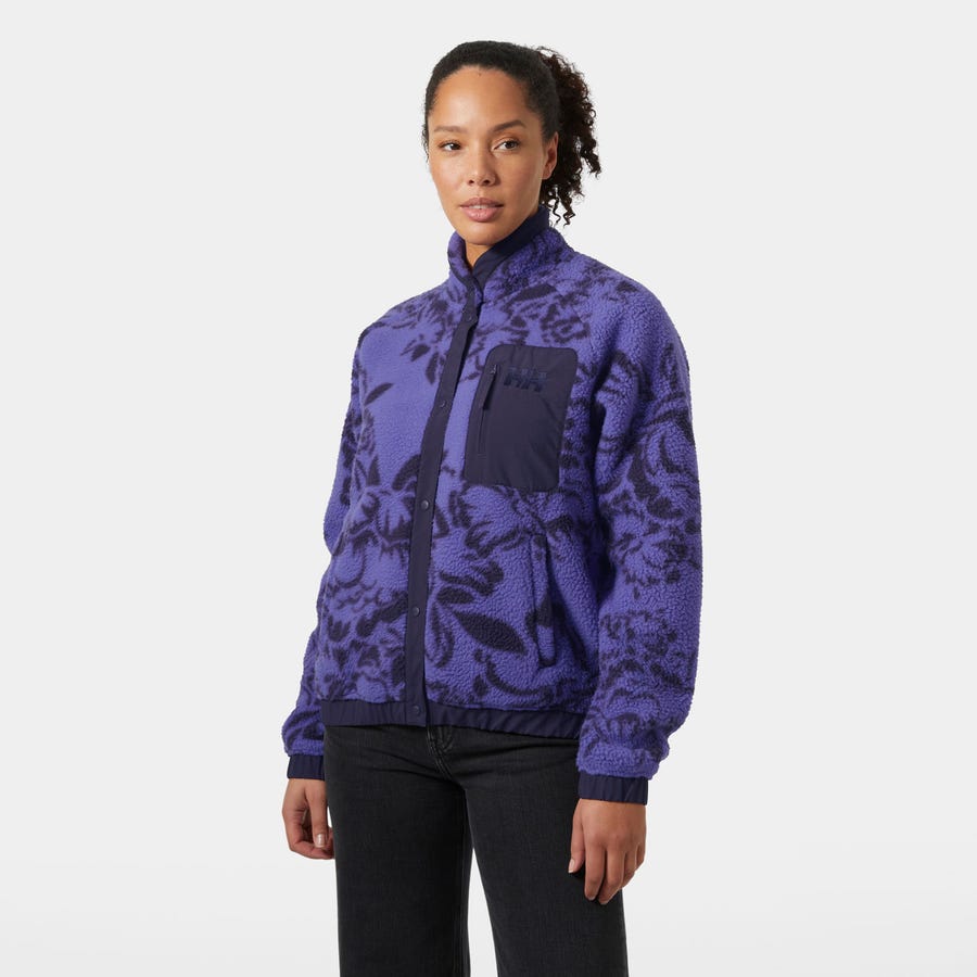 Women's Imperial Printed Pile Snap