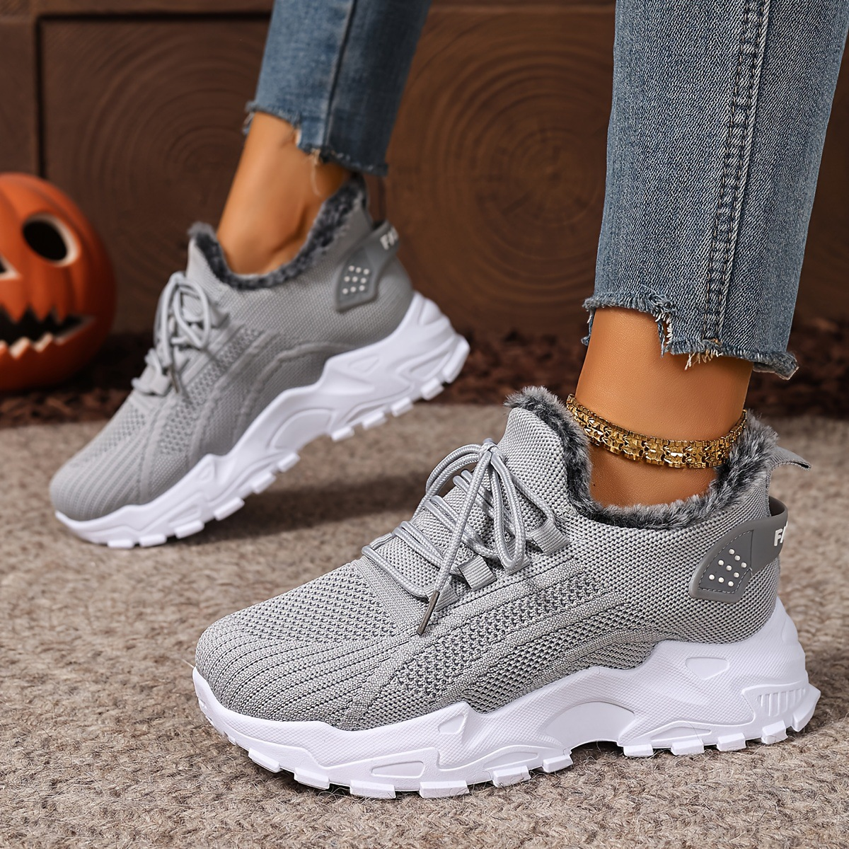 Winter-Sneaker mit warmem Futter