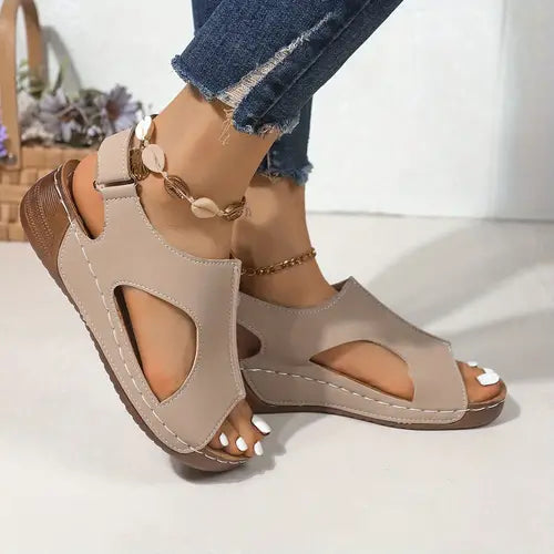 🔥Letzter Tag Aktion 50% RABATT - Damen Neue Sommer Strass Offene Zehen Orthopädische Sandalen
