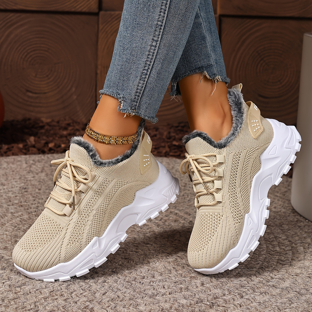 Winter-Sneaker mit warmem Futter