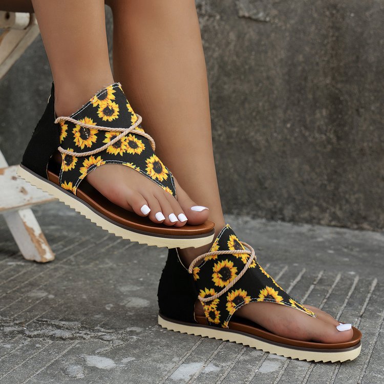🔥LETZTER TAG 60% RABATT🔥-Keilsandalen für Damen