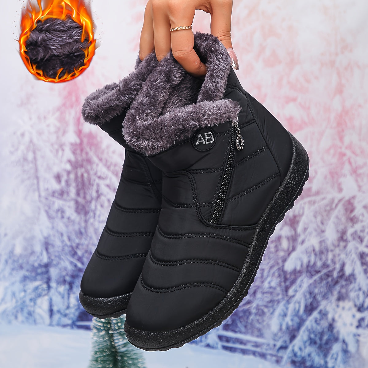 🔥Letzter Tag Aktion 50% RABATT - Damen gemütliche wasserdichte rutschfeste orthopädische Winterstiefel